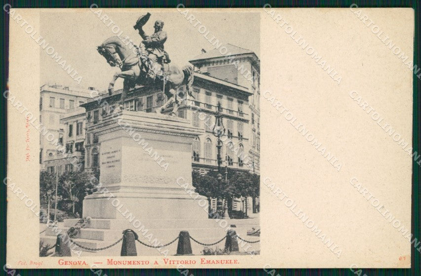 Genova Città Vittorio Emanuele cartolina XB2388 – fronte