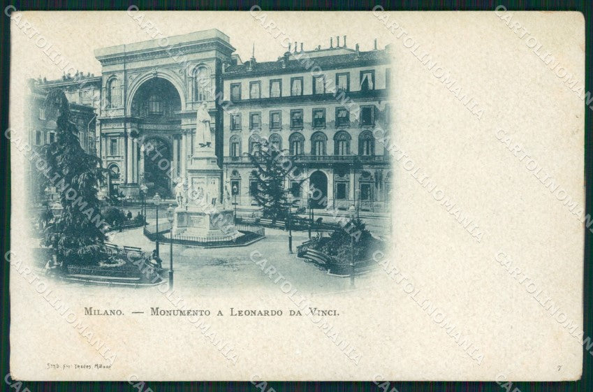 Milano Città Leonardo da Vinci cartolina XB2390 – fronte