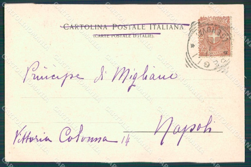 Genova Pegli Villa Pallavicini cartolina XB2410 – retro