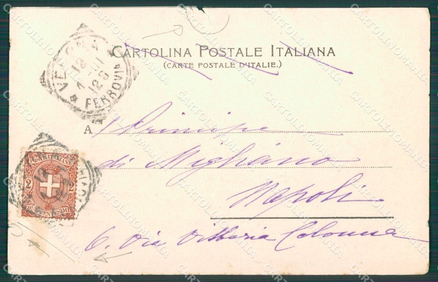 Verona Città Duomo STRAPPINI PIEGHE cartolina XB2422 – retro
