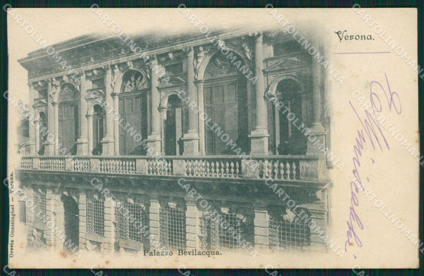 Verona Città Palazzo Bevilacqua cartolina XB2425 – fronte