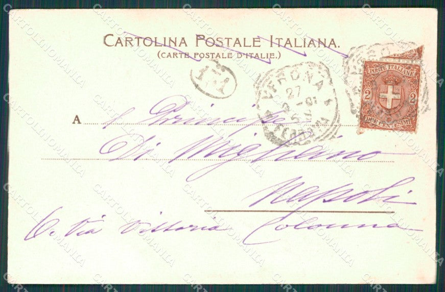 Verona Città Chiesa San Zeno cartolina XB2426 – retro