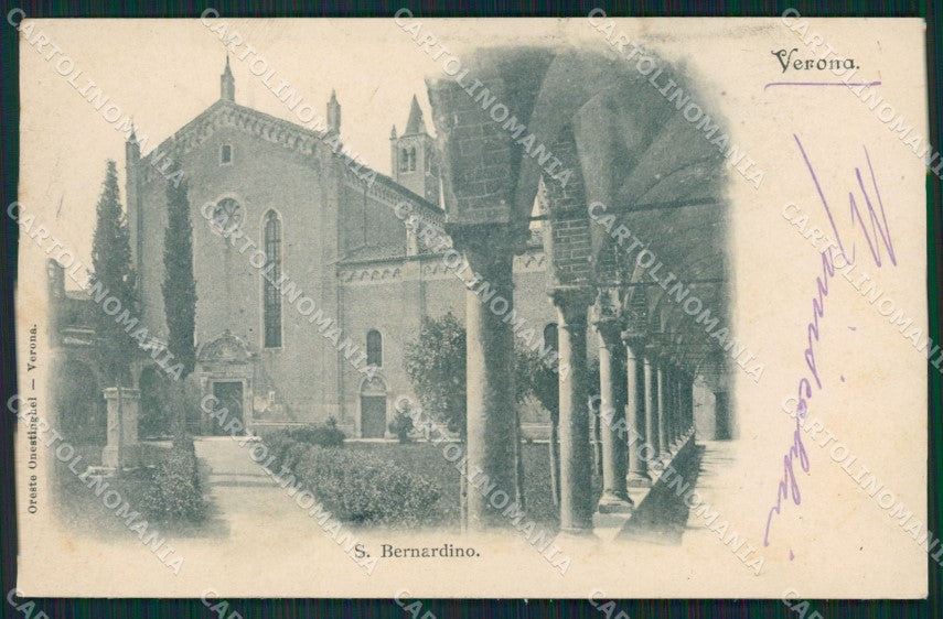 Verona Città San Bernardino cartolina XB2427 – fronte