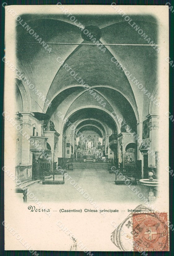 Arezzo Verna ABRASA cartolina XB2428 – fronte