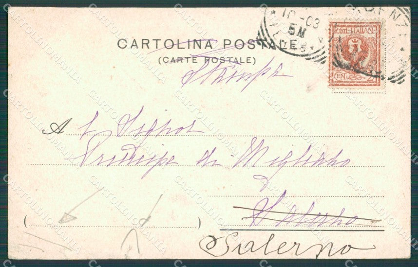 Firenze Città Campanile Giotto PIEGHE STRAPPINO cartolina XB2476 – retro