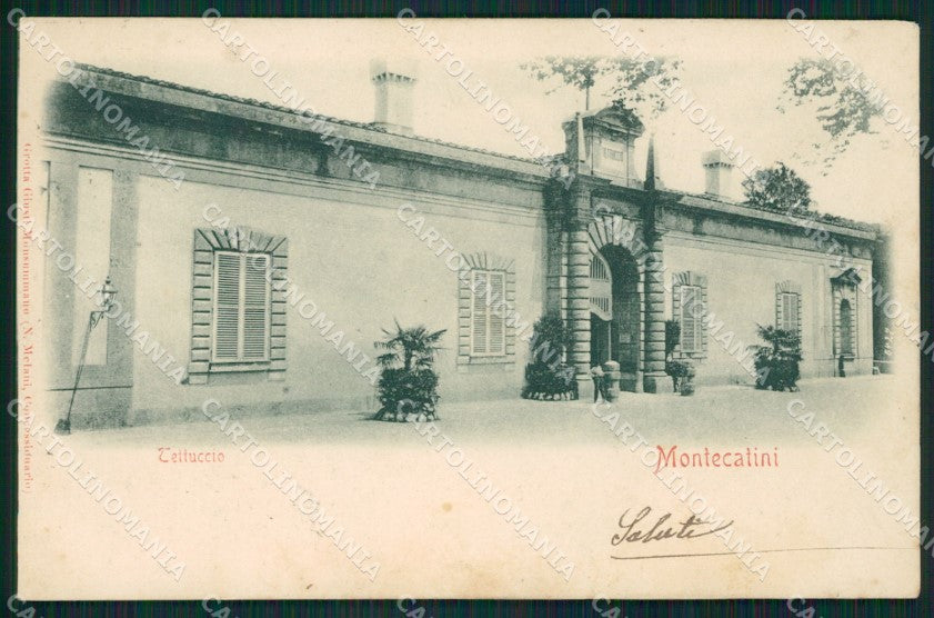 Pistoia Montecatini Tettuccio cartolina XB2501 – fronte