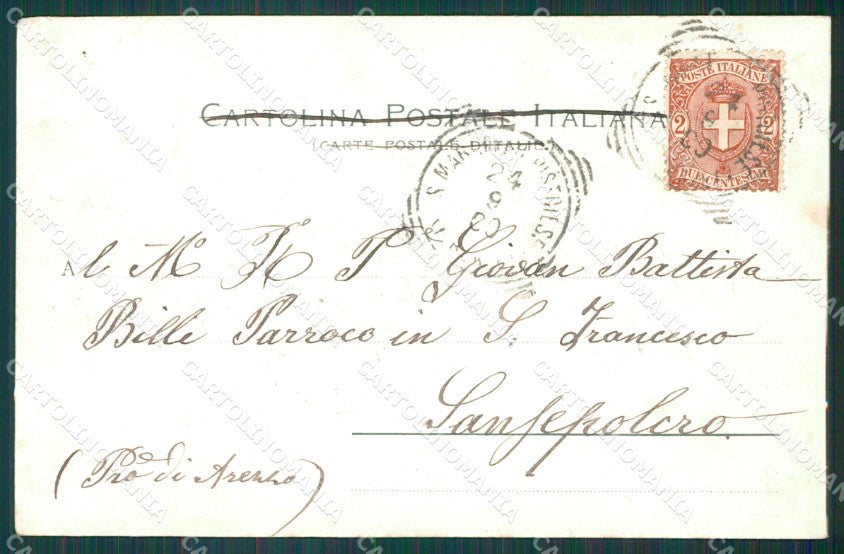 Pistoia Montecatini Tettuccio cartolina XB2501 – retro