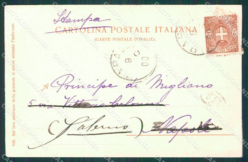Genova Rapallo Noledo MACCHIA cartolina XB2508 – retro