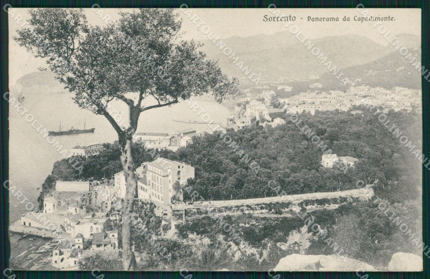 Napoli Sorrento Capodimonte cartolina XB2515 – fronte