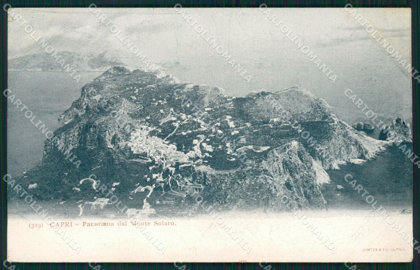 Napoli Capri Monte Solaro cartolina XB2521 – fronte