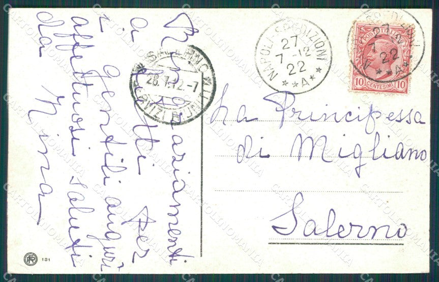 Roma Frascati Villa Falconieri cartolina XB2527 – retro