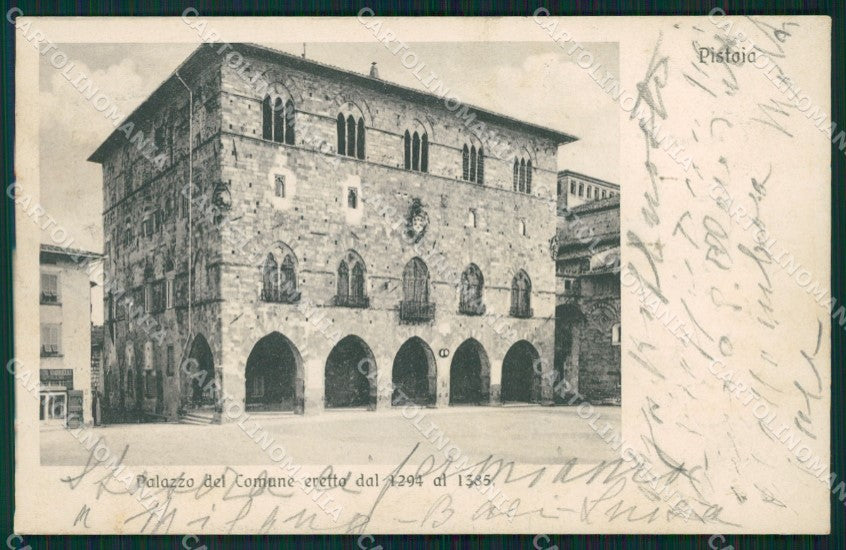 Pistoia Città Palazzo Comunale FORO cartolina XB2533 – fronte