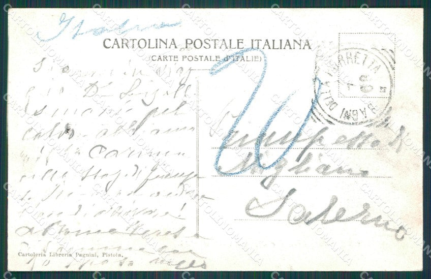 Pistoia Città Palazzo Comunale FORO cartolina XB2533 – retro