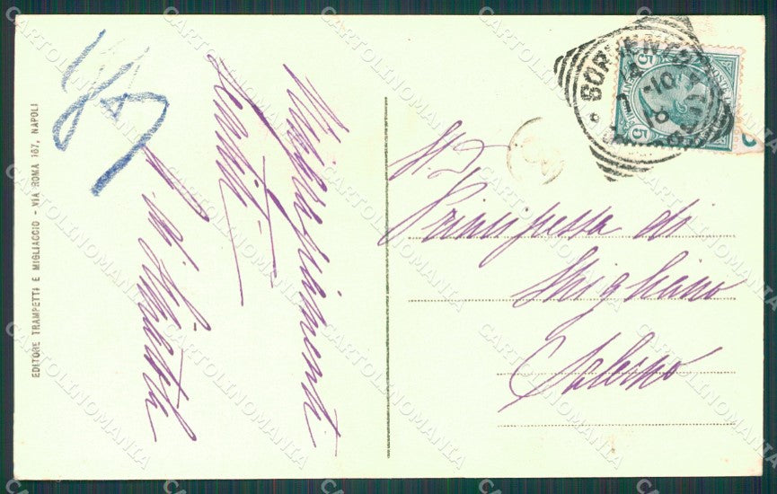 Napoli Sorrento cartolina XB2553 – retro