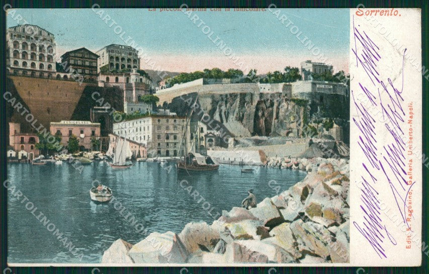 Napoli Sorrento Barche cartolina XB2554 – fronte