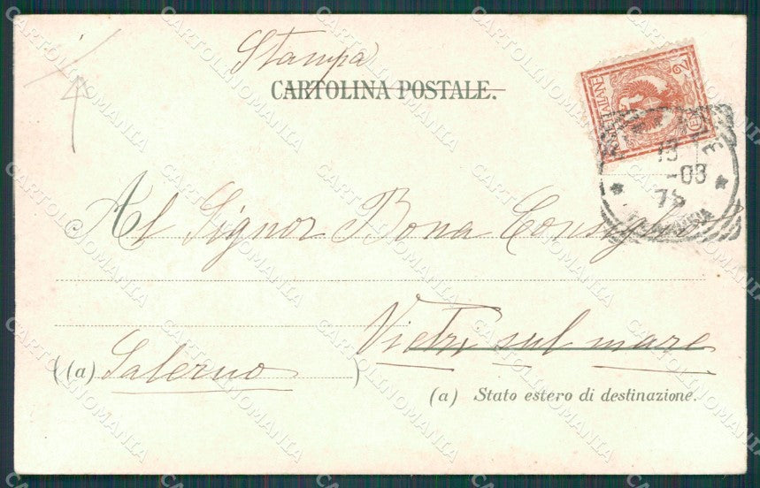 Firenze Città Palazzo del Podestà PIEGA cartolina XB2580 – retro
