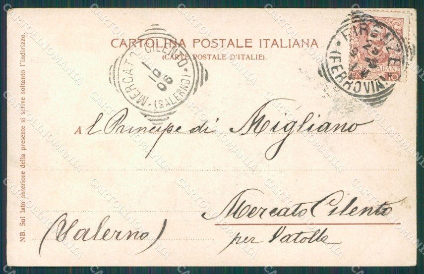 Firenze Città Lungarno PIEGHINA cartolina XB2581 – retro