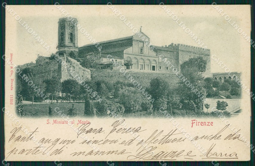 Firenze San Miniato cartolina XB2597 – fronte