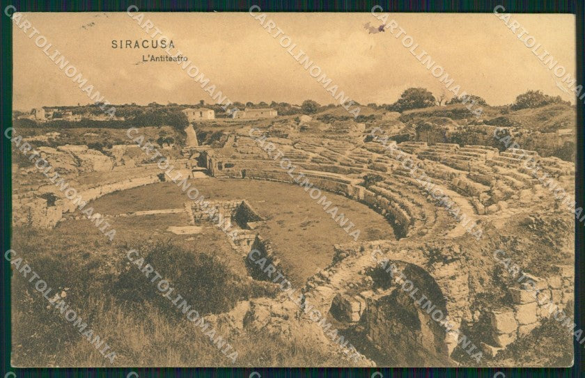 Siracusa Città Anfiteatro PIEGA cartolina XB2606 – fronte
