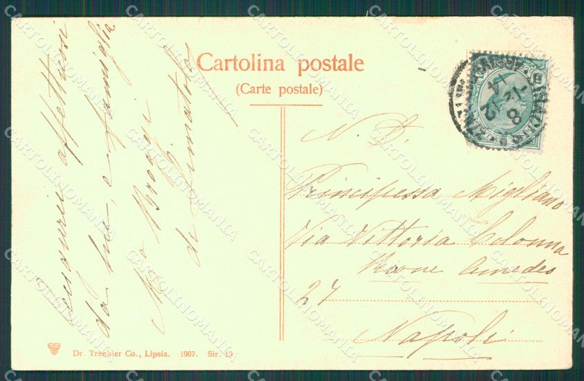 Siracusa Città Palazzo Montalto cartolina XB2607 – retro