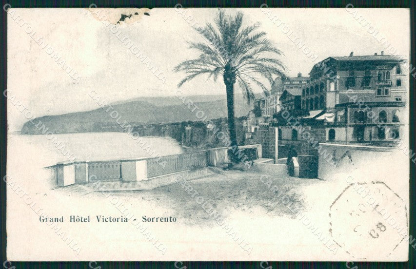 Napoli Sorrento MACCHIA cartolina XB2616 – fronte