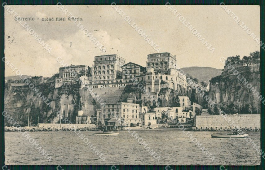 Napoli Sorrento Hotel Vittoria cartolina XB2617 – fronte