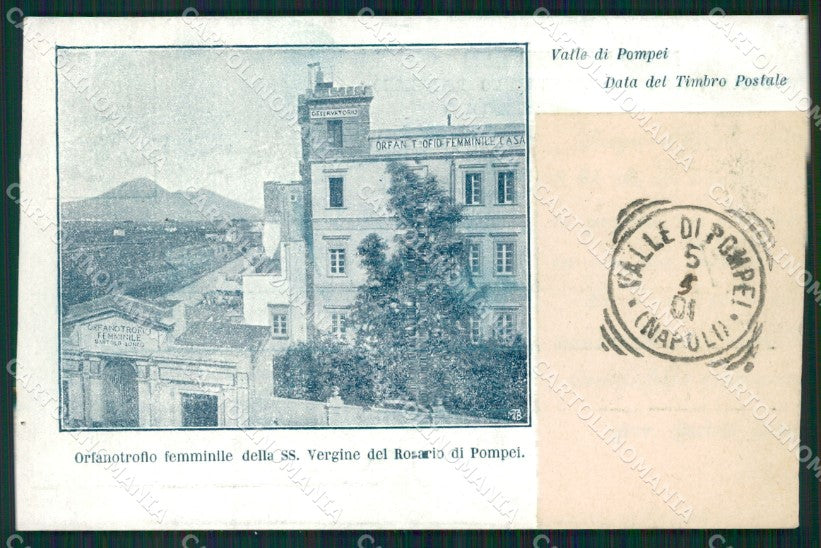 Napoli Pompei Orfanotrofio cartolina XB2625 – fronte