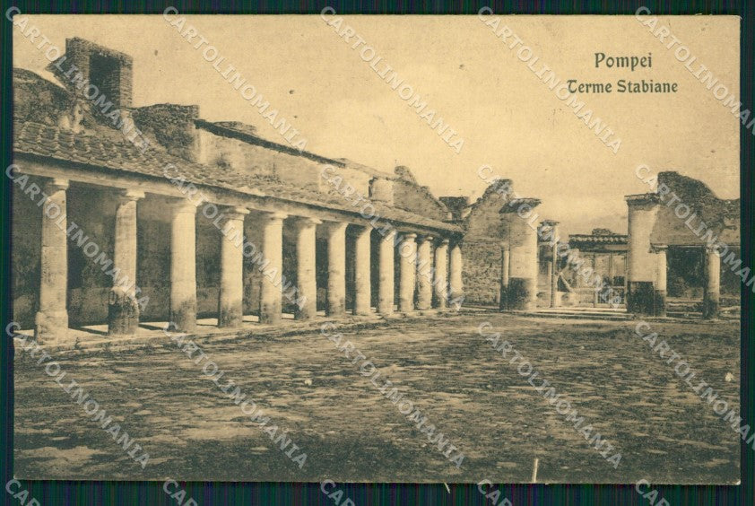 Napoli Pompei Terme Stabiane cartolina XB2627 – fronte