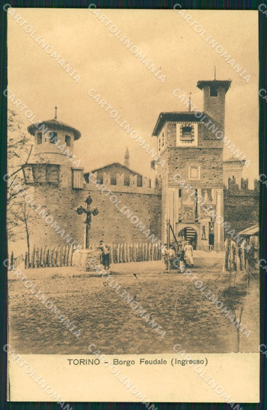 Torino Città Borgo Feudale cartolina XB2645 – fronte