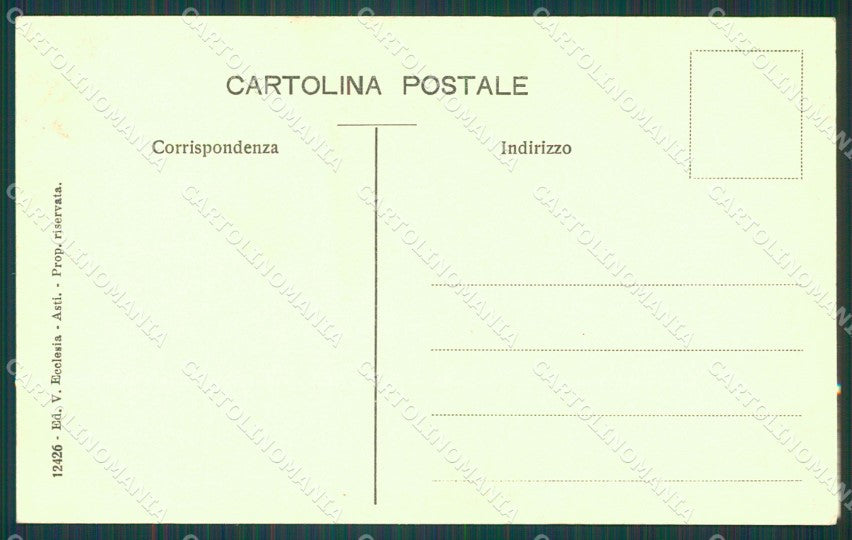 Torino Città Borgo Feudale Fontana cartolina XB2646 – retro