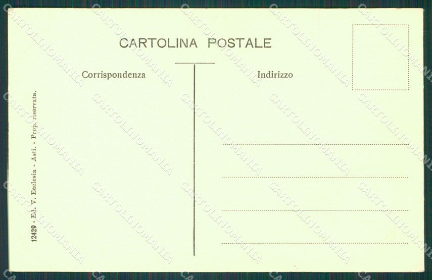 Torino Città Borgo Feudale cartolina XB2647 – retro
