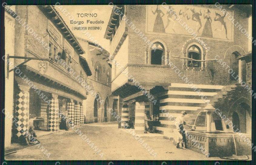 Torino Città Borgo Feudale cartolina XB2648 – fronte
