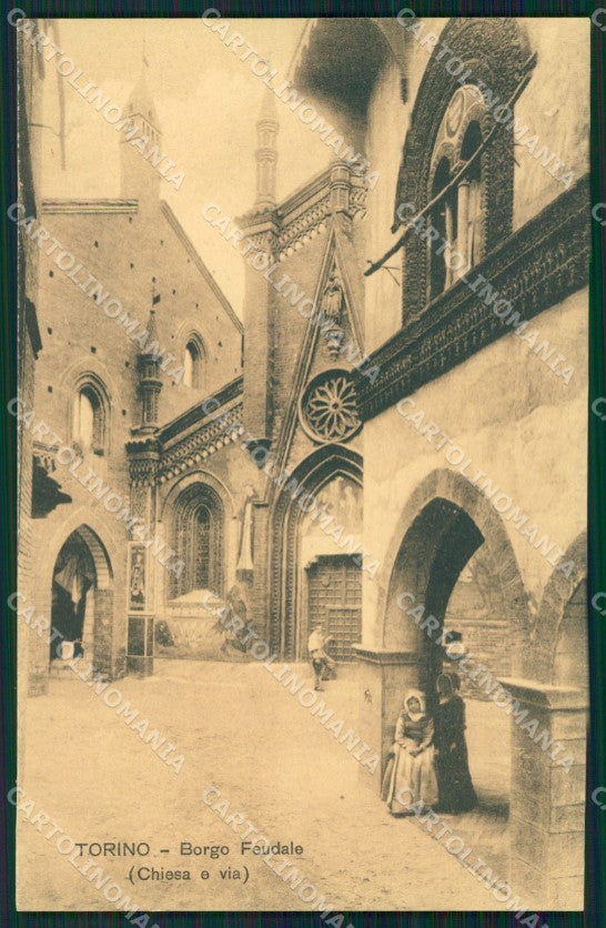 Torino Città Borgo Feudale cartolina XB2653 – fronte