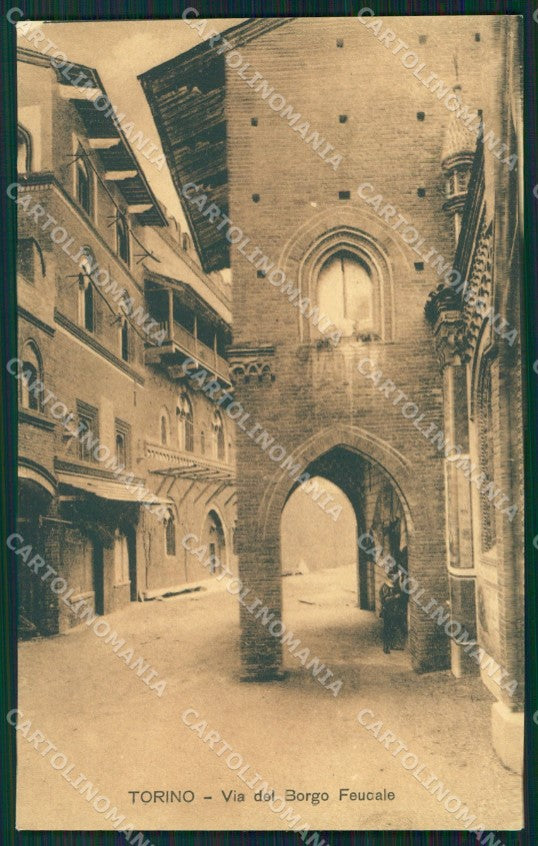 Torino Città Borgo Feudale cartolina XB2654 – fronte