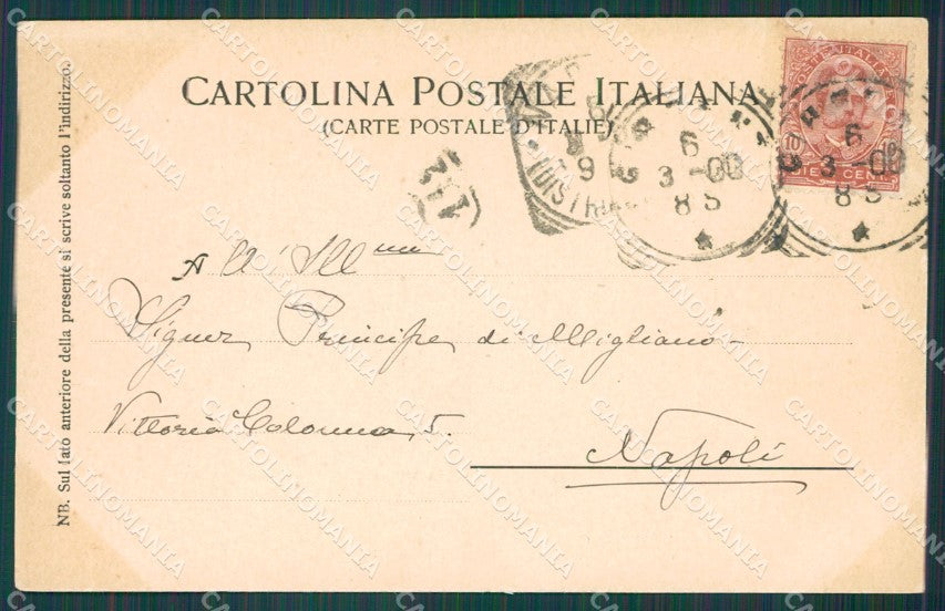 Palermo Monreale Convento Benedettini cartolina XB2686 – retro