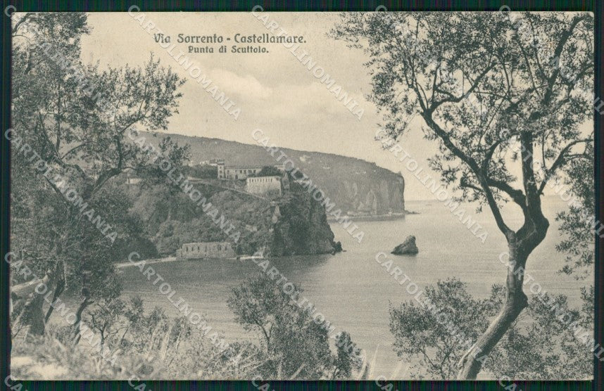 Napoli Castellammare Punta Scuttolo cartolina XB2706 – fronte