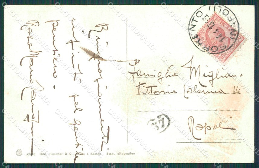 Napoli Castellammare Punta Scuttolo cartolina XB2706 – retro