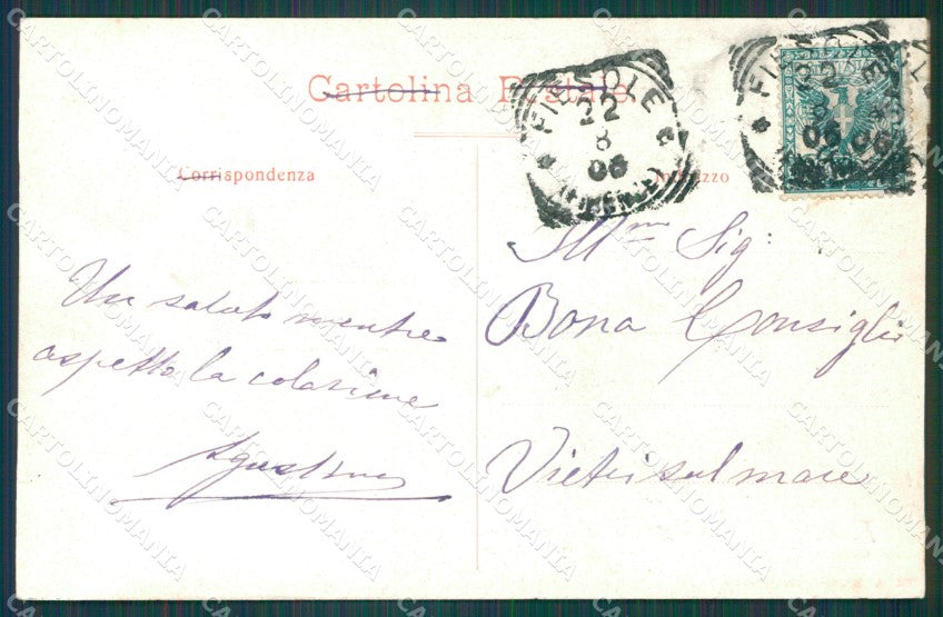 Firenze Città Fiesole cartolina XB2732 – retro