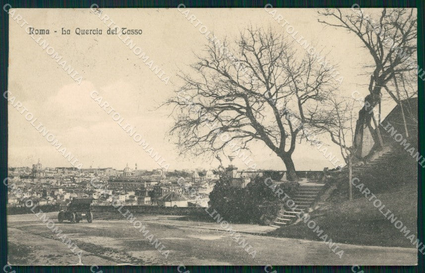 Roma Città Quercia del Tasso STRAPPINO cartolina XB2744 – fronte