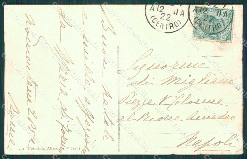 Roma Città Quercia del Tasso STRAPPINO cartolina XB2744 – retro