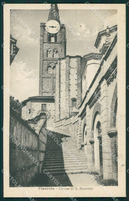 Torino Pinerolo Chiesa San Maurizio cartolina XB2758 – fronte