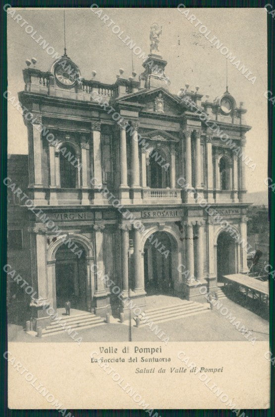 Napoli Pompei Santuario cartolina XB2762 – fronte