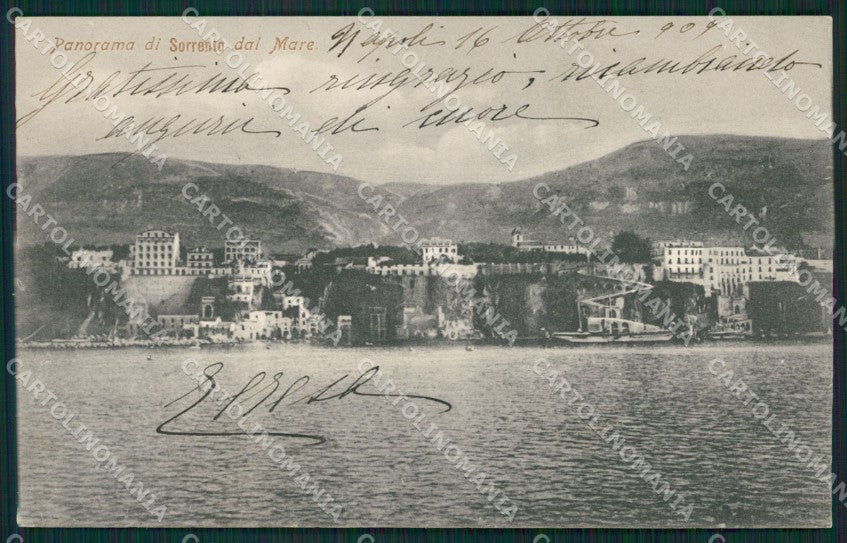 Napoli Sorrento cartolina XB2769 – fronte