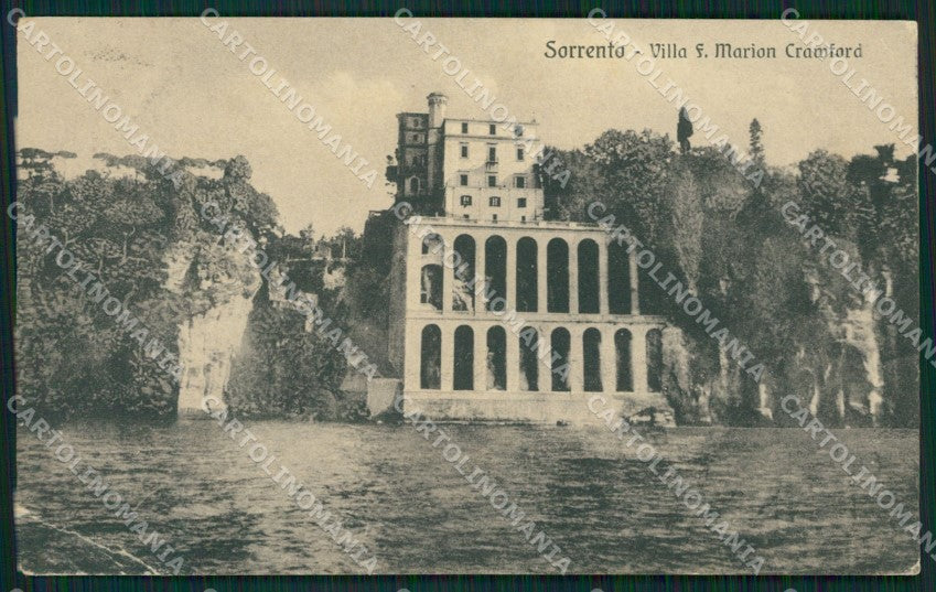 Napoli Sorrento PIEGHE cartolina XB2773 – fronte