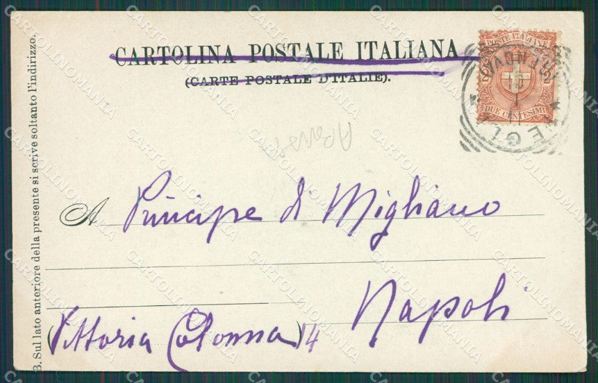Genova Pegli Tempio Fiora ABRASA cartolina XB2792 – retro