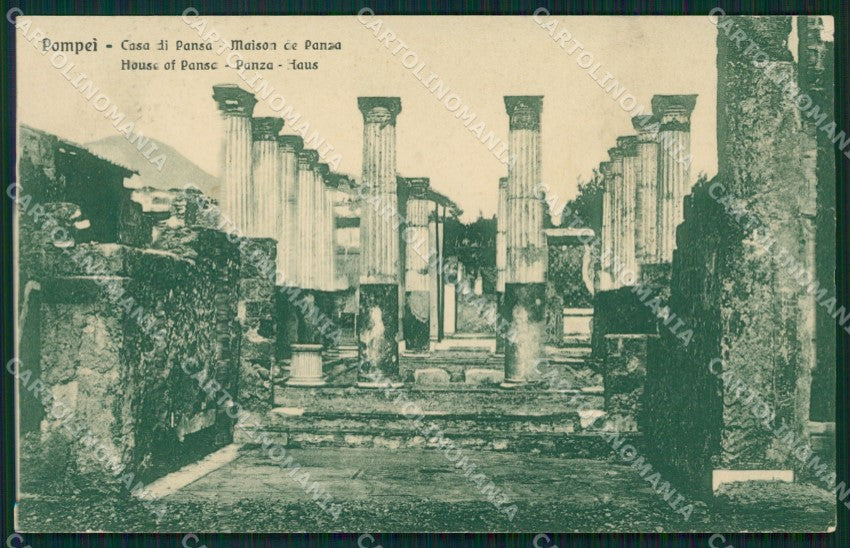 Napoli Pompei Casa di Pansa cartolina XB2798 – fronte