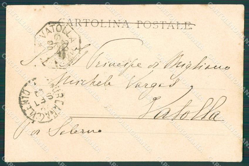 Napoli Pompei cartolina XB2799 – retro