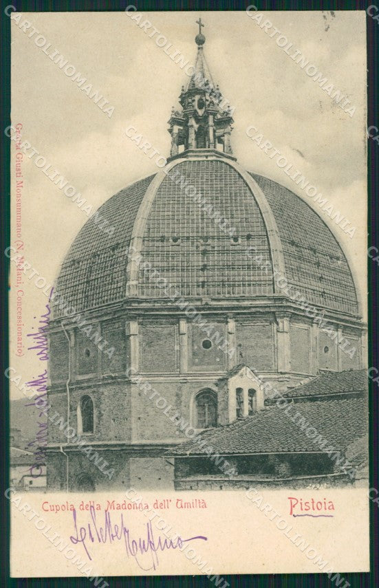 Pistoia Città Madonna dell'Umiltà PIEGA cartolina XB2804 – fronte