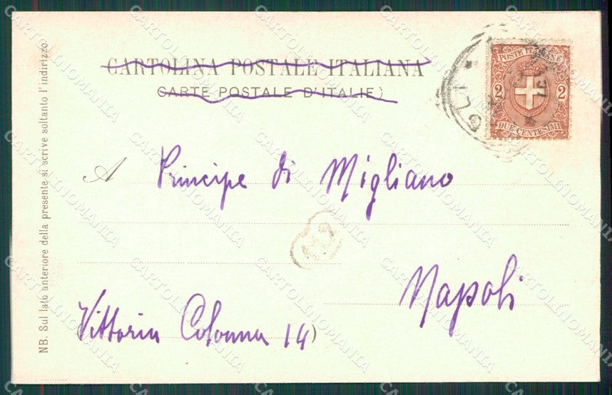 Genova Pegli Villa Pallavicini cartolina XB2825 – retro