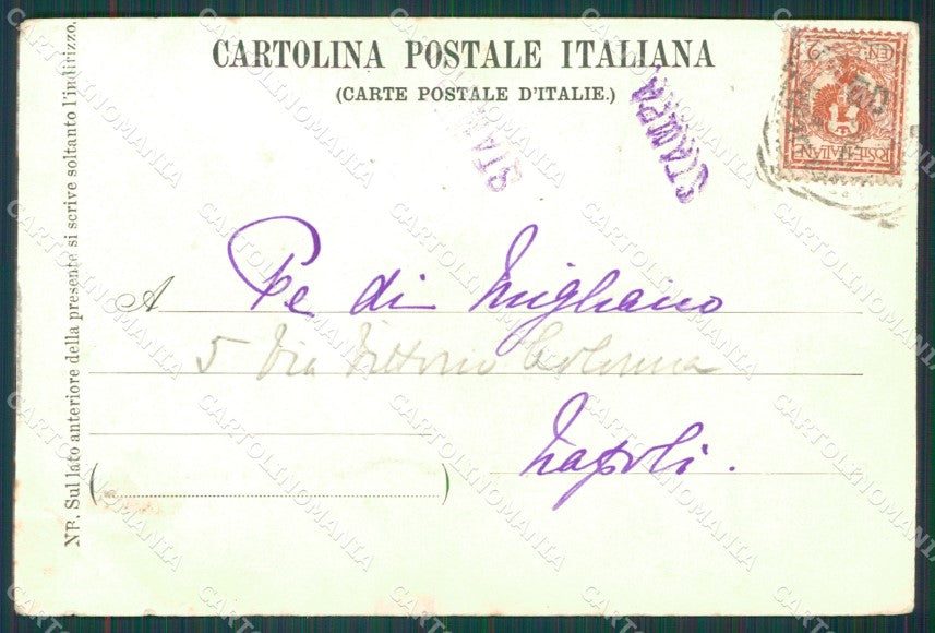 Imperia Sanremo STRAPPINI cartolina XB2836 – retro
